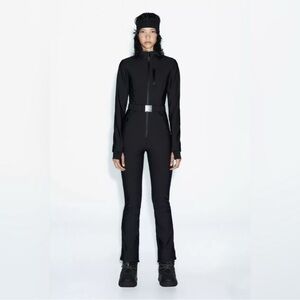 Women's Black ZARA winter ski jumpsuit